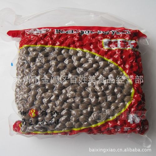 供应苏州珍珠奶茶原料批发奶茶珍珠大拇指食品珍珠粉圆特q珍珠